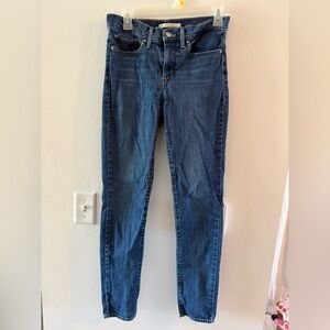 Levi's Women's Dark Blue Skinny Jeans